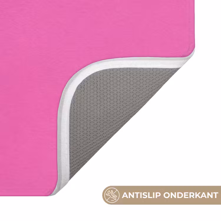 Badmat - Smiley - Vrolijk - Roze — 3