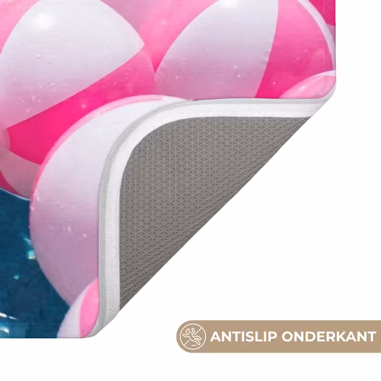 Badmat - Strandballen - Roze - Water — 3