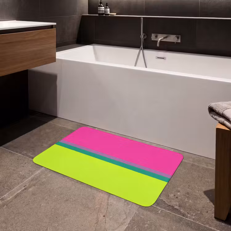 Badmat - Strepen - Modern - Kleurrijk — 4
