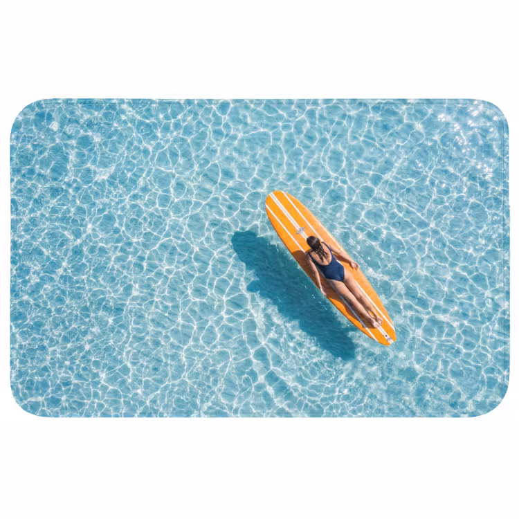 Badmat - Surfboard - Water - Badpak - Oranje — 1