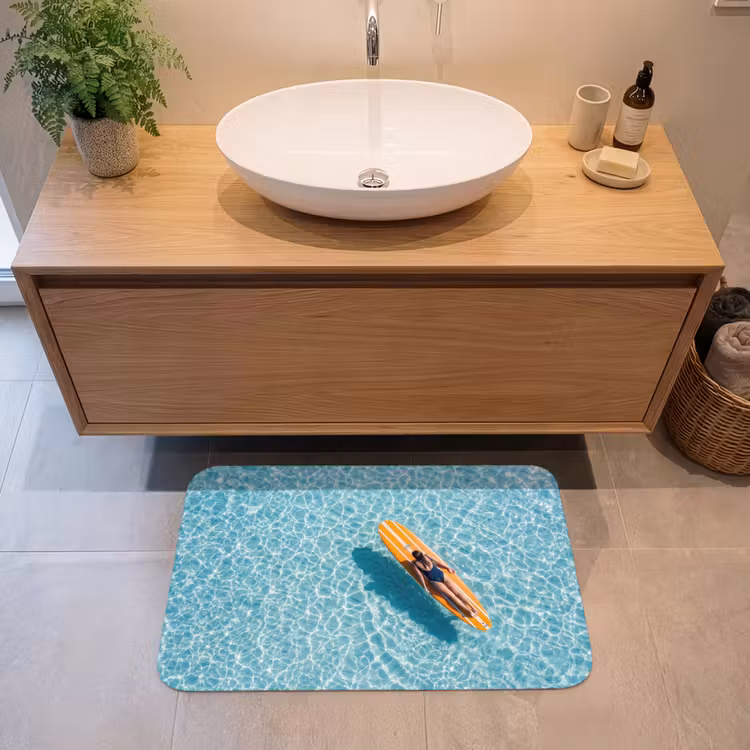 Badmat - Surfboard - Water - Badpak - Oranje — 2