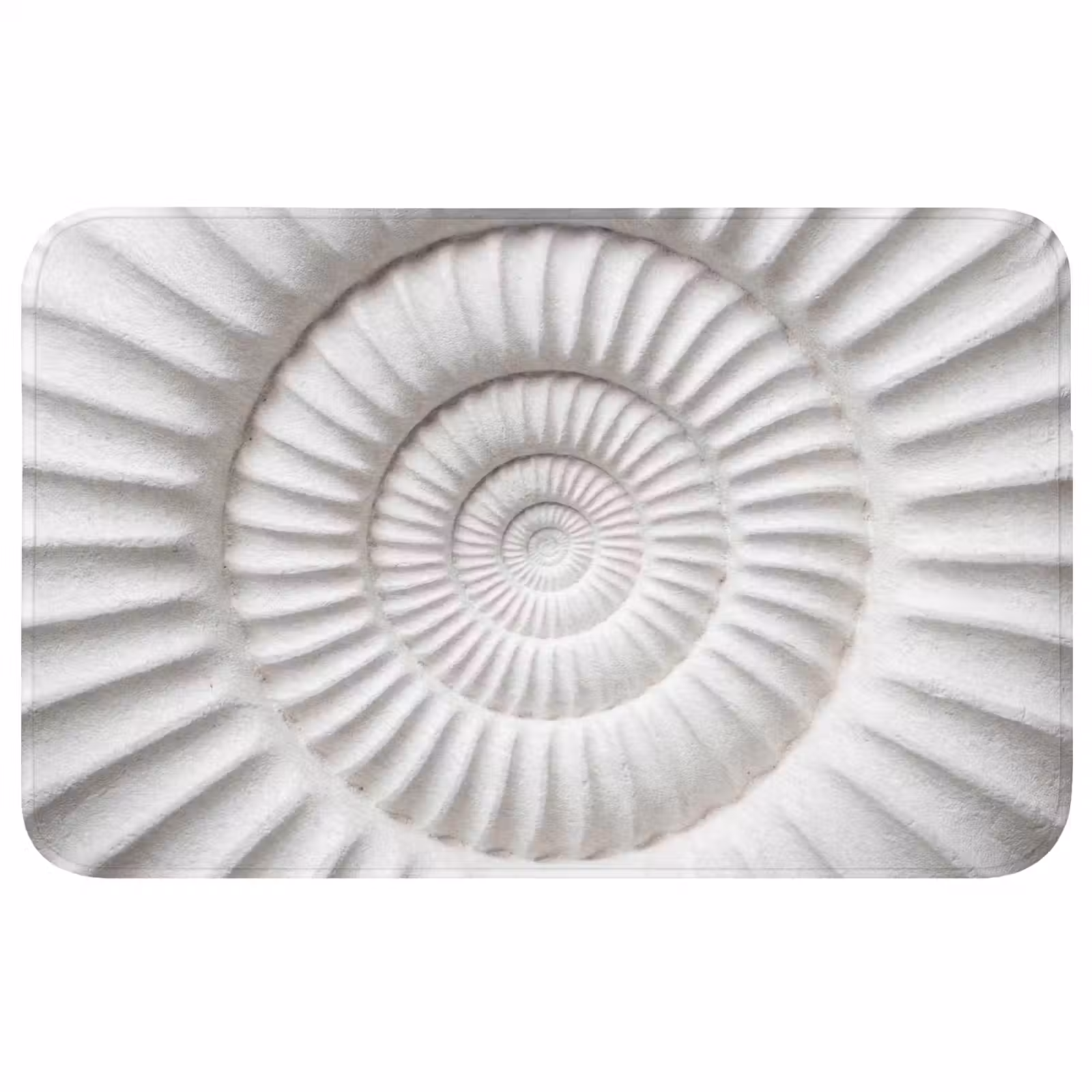 Badmat - Schelp - Spiraal - Wit — 1