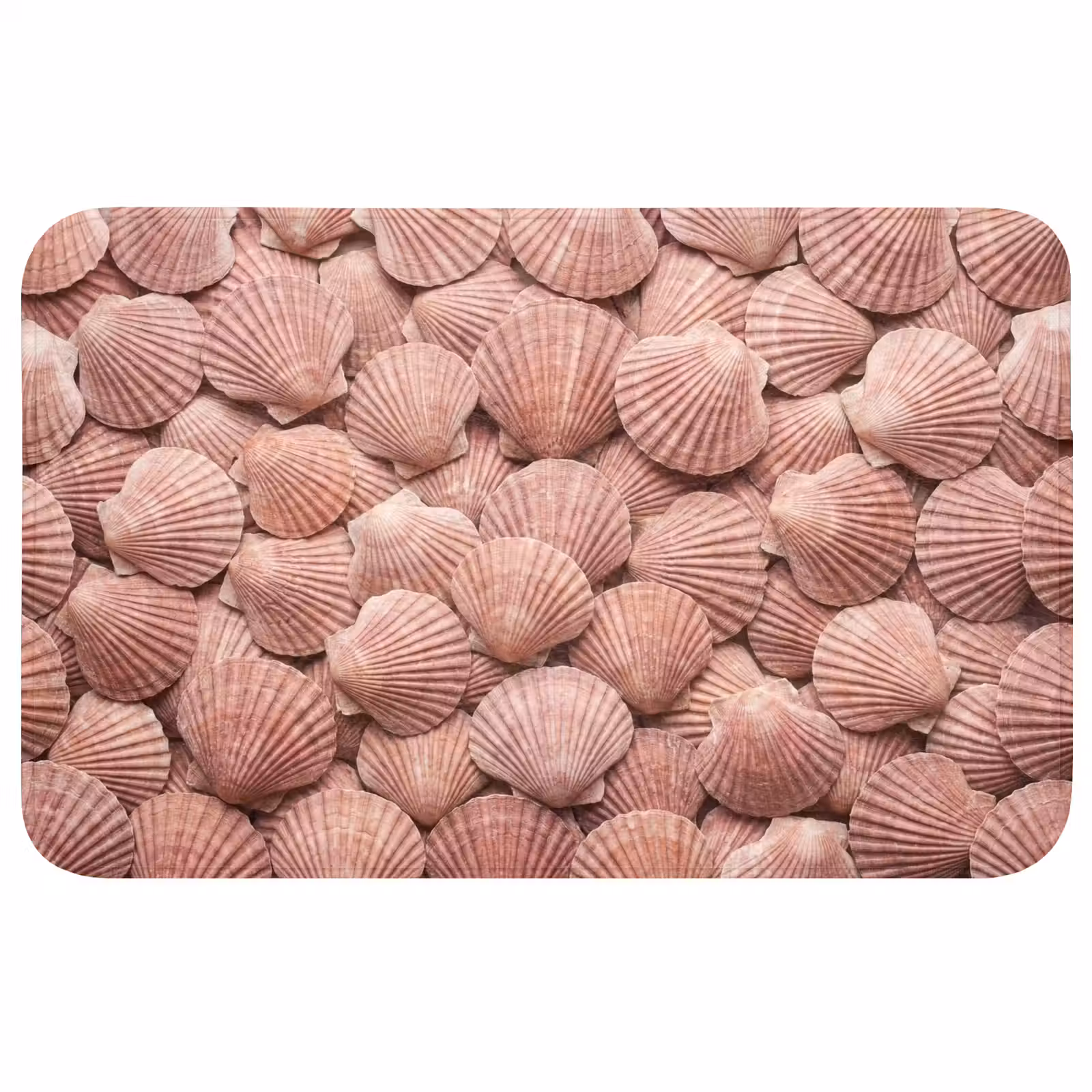 Badmat - Schelpen - Patroon - Roze — 1