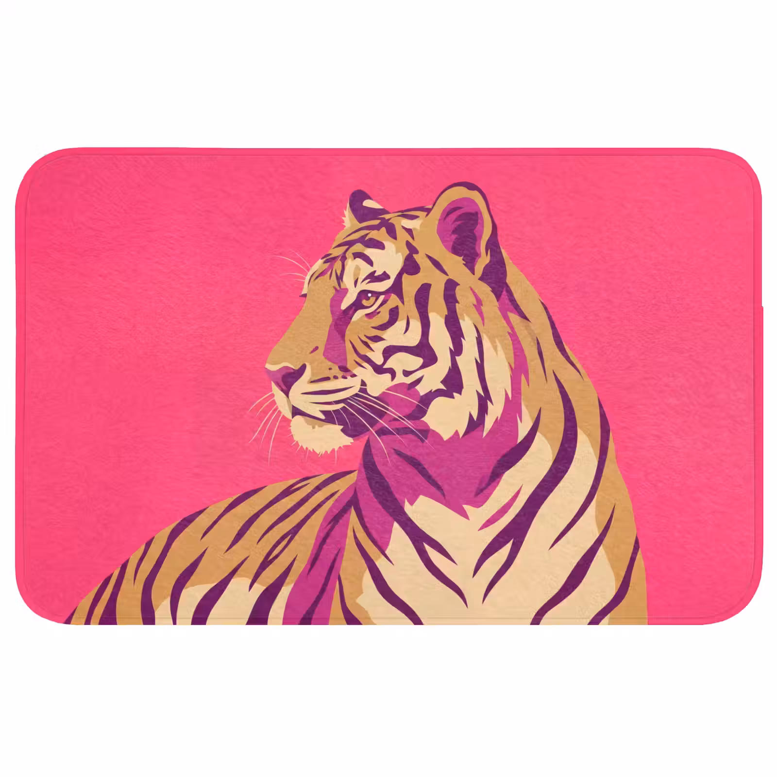 Badmat - Tijger - Modern - Neon — 1
