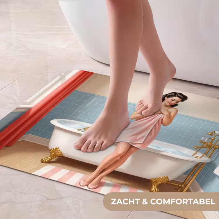 Badmat - Badkamer - Vrouw - Roze — 5