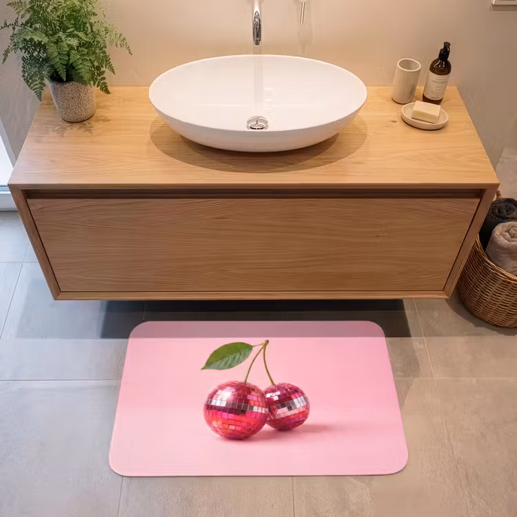 Badmat - Disco - Kersen - Roze — 2