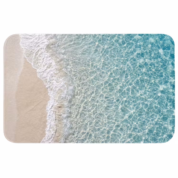 Badmat - Kust - Zand - Blauw — 1