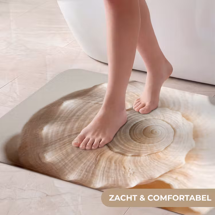 Badmat - Schelp - Detail - Beige — 5