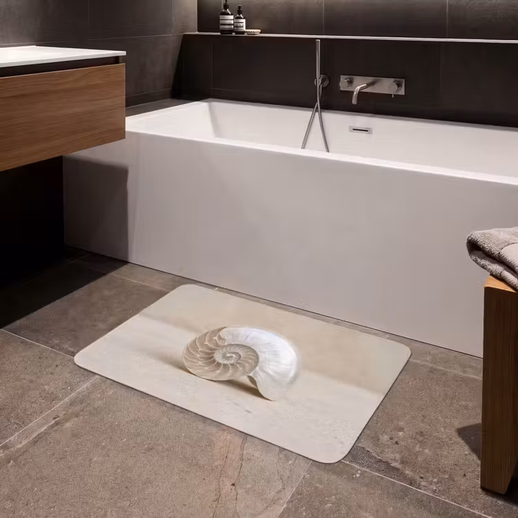 Badmat - Schelp - Spiraal - Beige — 4