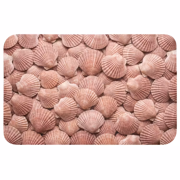 Badmat - Schelpen - Patroon - Roze — 1
