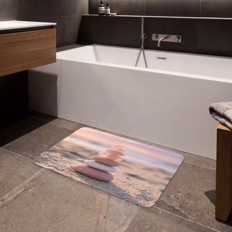 Badmat - Stenen - Zand - Roze — 4