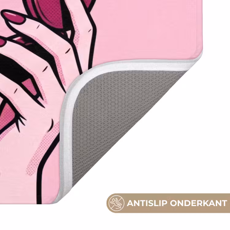 Badmat - Vintage - Vrouw - Roze — 3