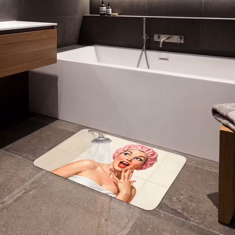 Badmat - Vrouw - Douche - Roze — 4