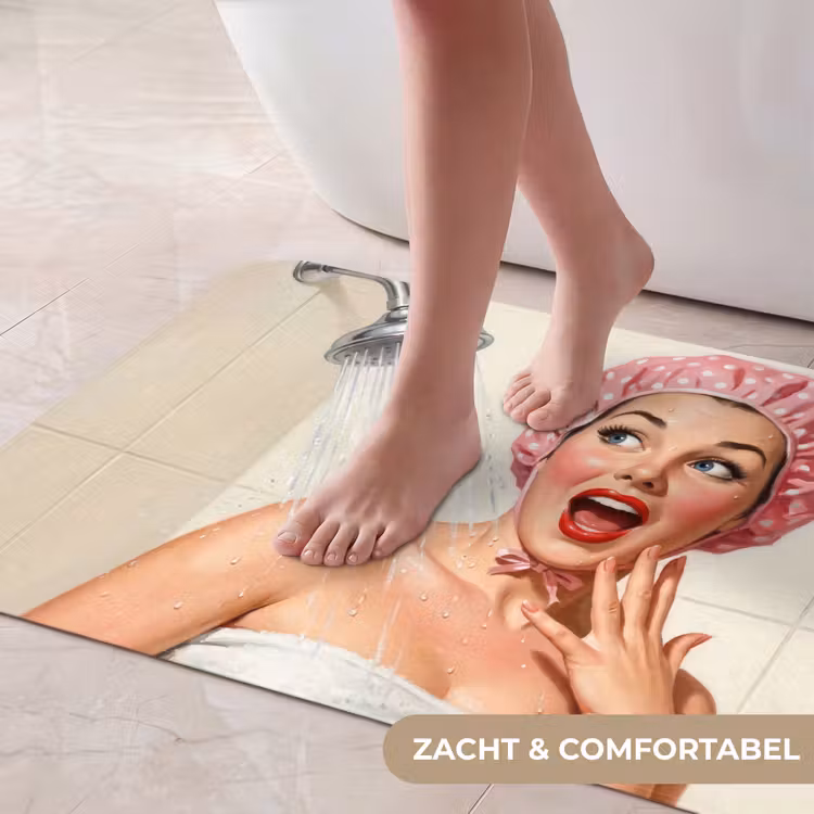 Badmat - Vrouw - Douche - Roze — 5