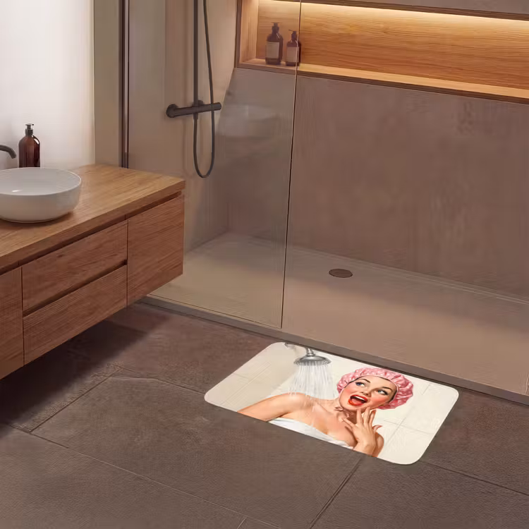 Badmat - Vrouw - Douche - Roze — 6