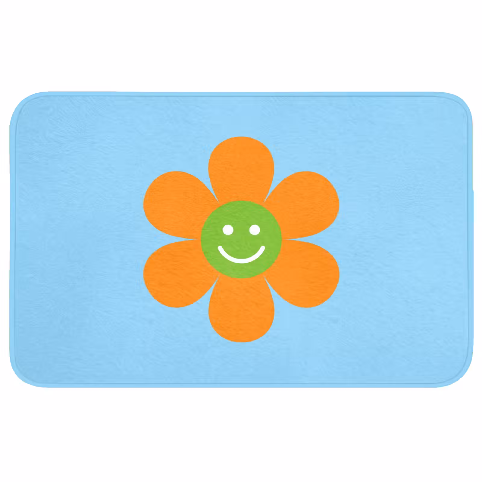 Badmat - Bloem - Smiley - Kleurrijk — 1