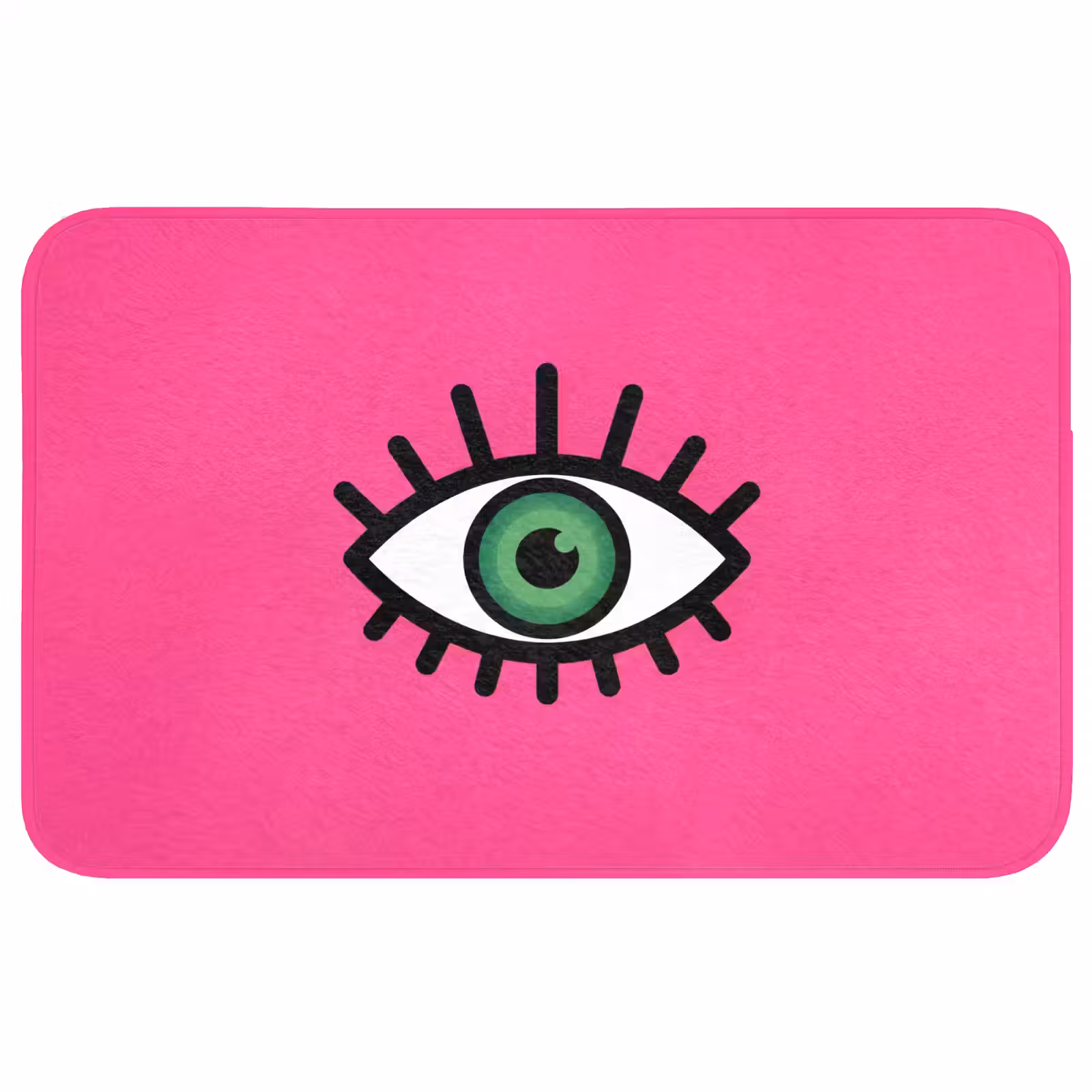 Badmat - Minimalistisch - Oog - Roze — 1