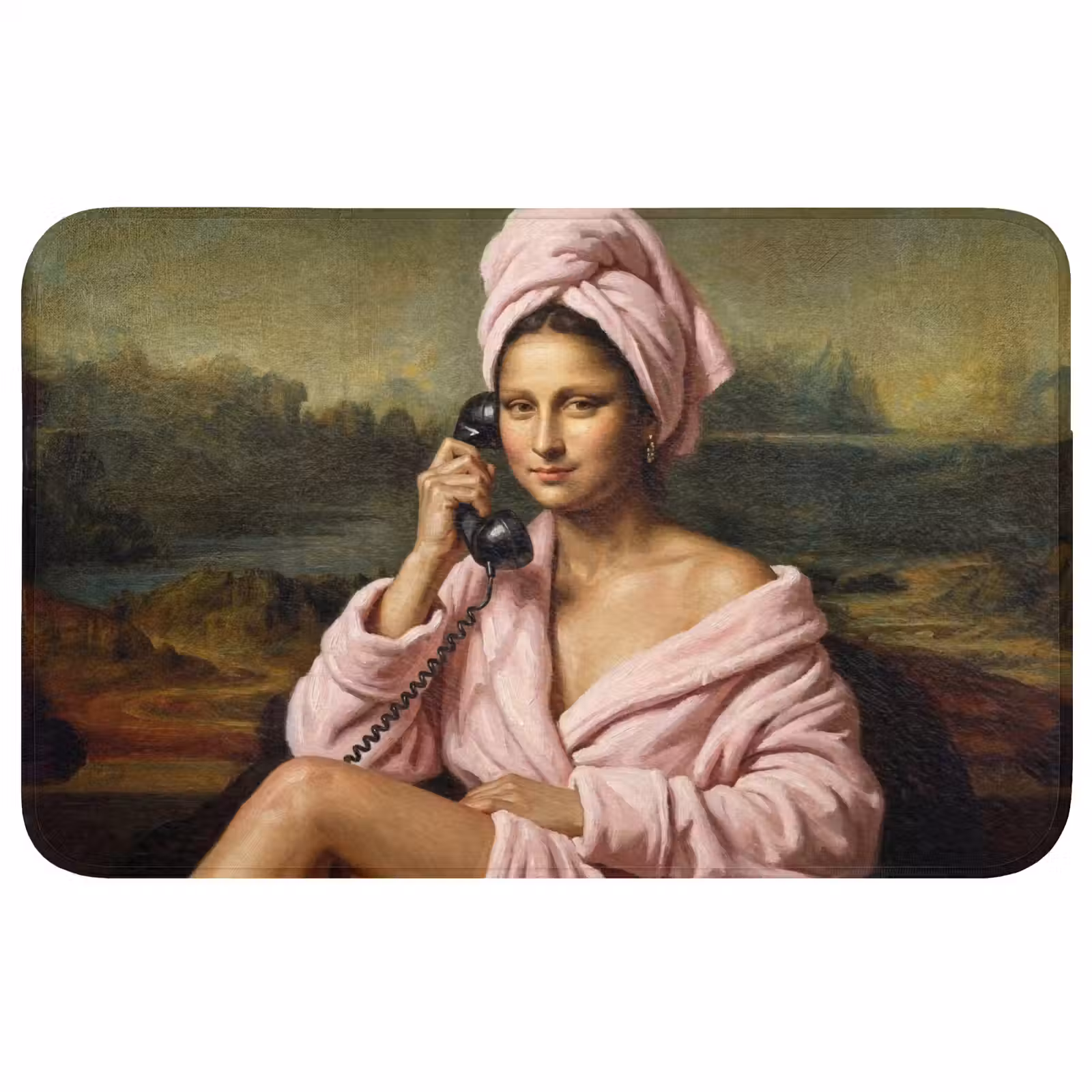 Badmat - Mona - Klassiek - Roze — 1