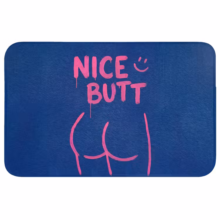 Badmat - Brutaal - Grappig - Blauw — 1