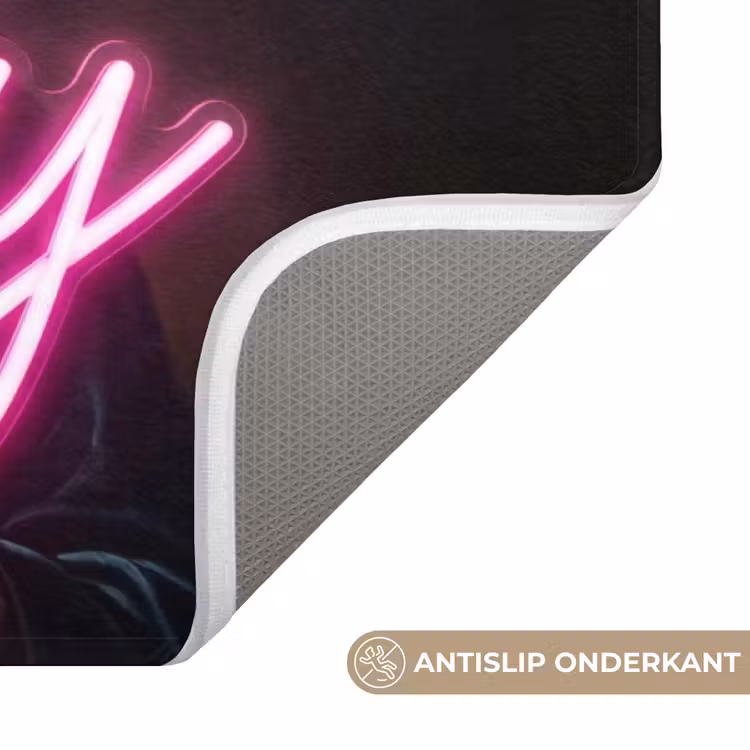 Badmat - Ironisch - Tekst - Neon — 3