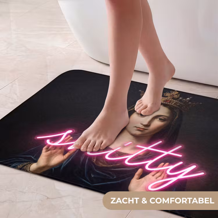 Badmat - Ironisch - Tekst - Neon — 5