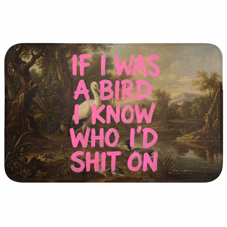 Badmat - Klassiek - Humor - Roze — 1
