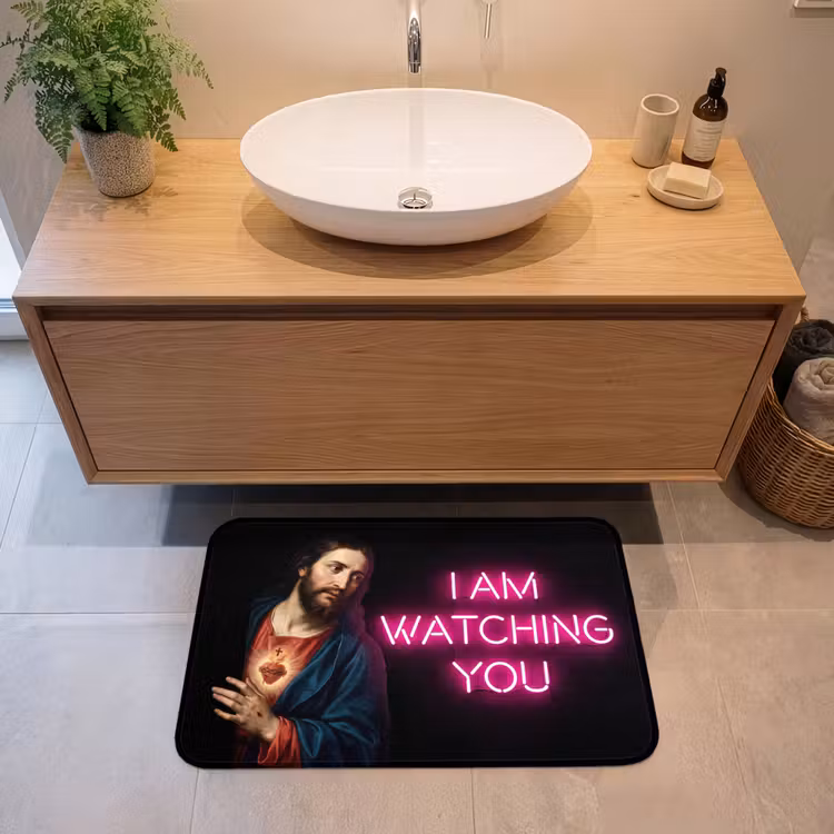 Badmat - Man - Tekst - Neon — 2
