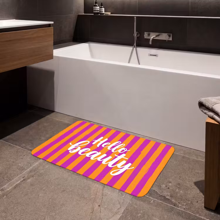 Badmat - Modern - Hello - Oranje — 4