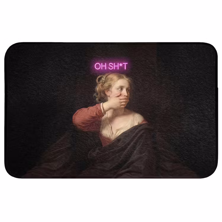 Badmat - Quote - Neon - vrouw — 1