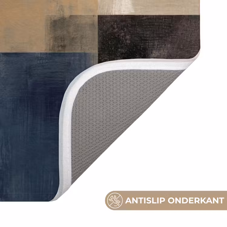 Badmat - Rechthoeken - Abstract - Blauw — 3