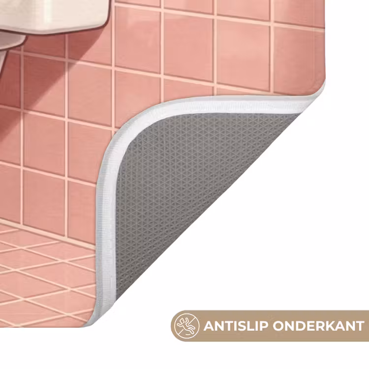 Badmat - Roze - Retro - Vrouw — 3
