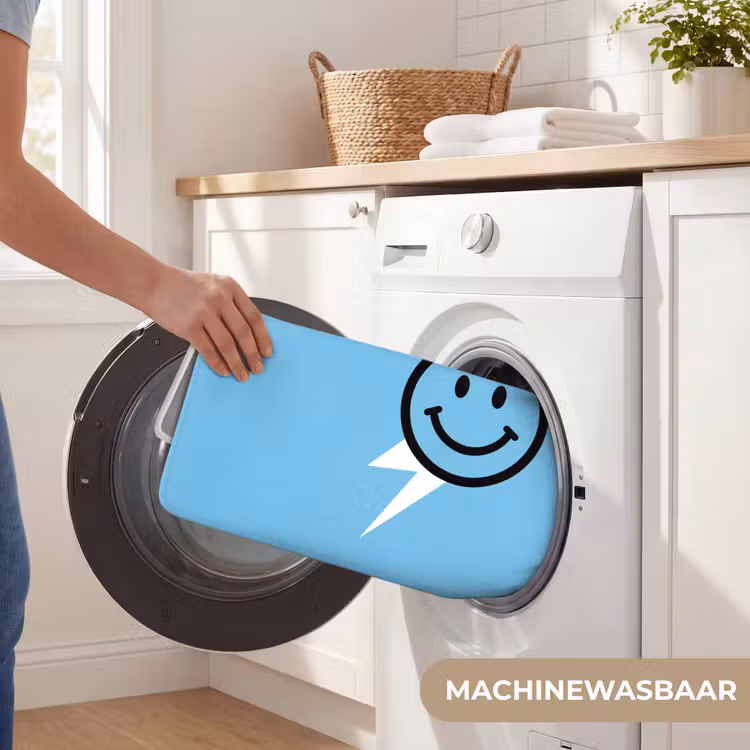 Badmat - Smiley - Blauw - Bliksem — 7
