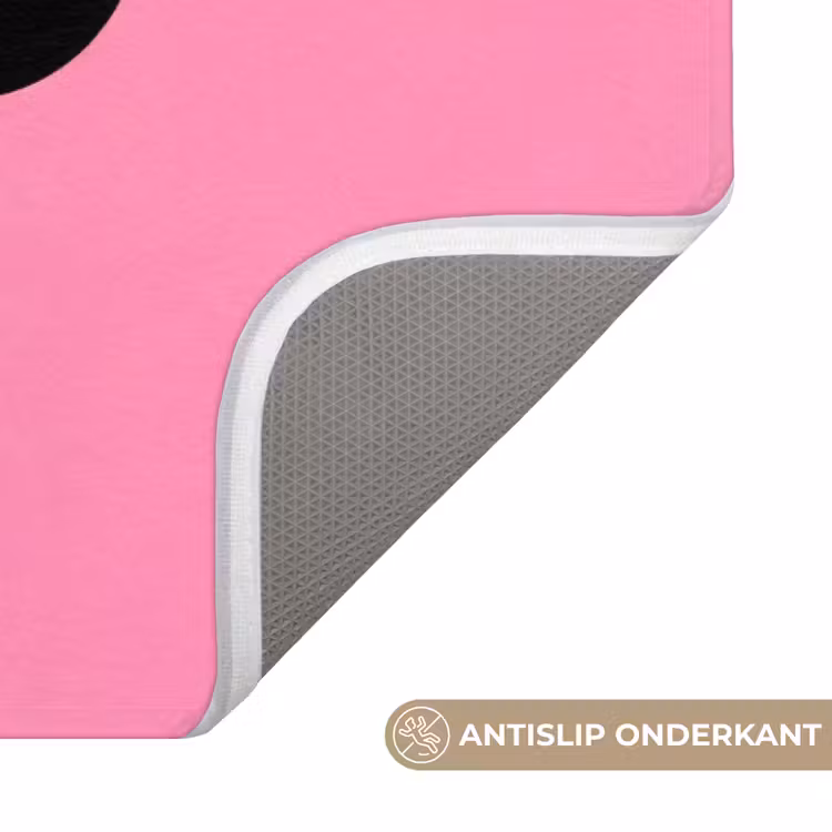 Badmat - Smiley - Bloem - Roze — 3