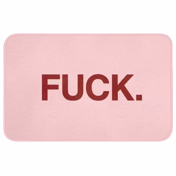 Badmat - Statement - Krachtig - Roze — 1