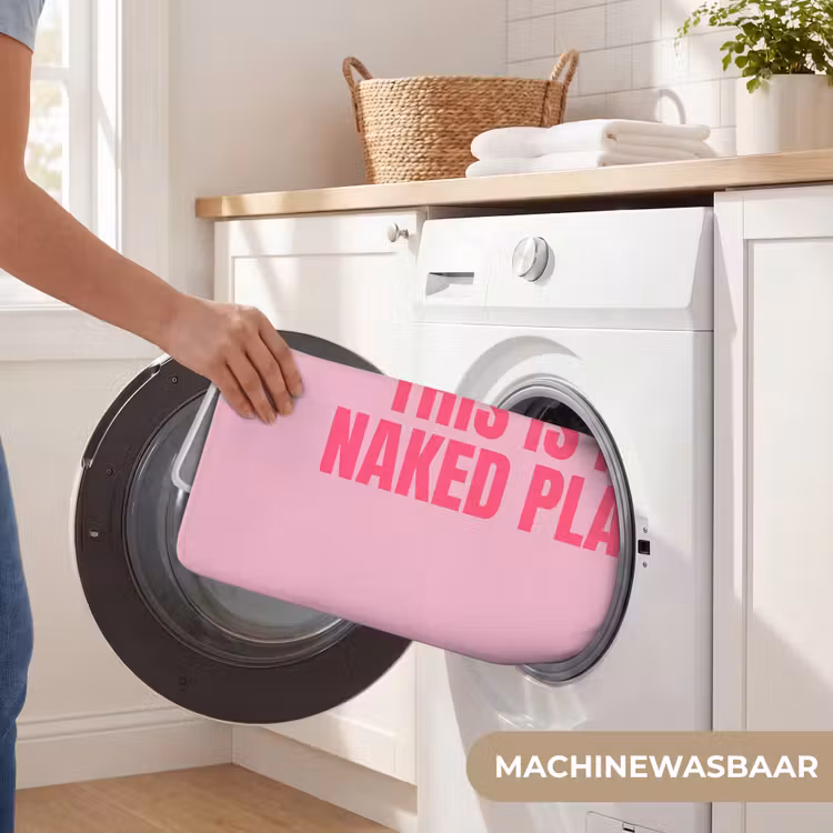 Badmat - Tekst - Modern - Roze — 7