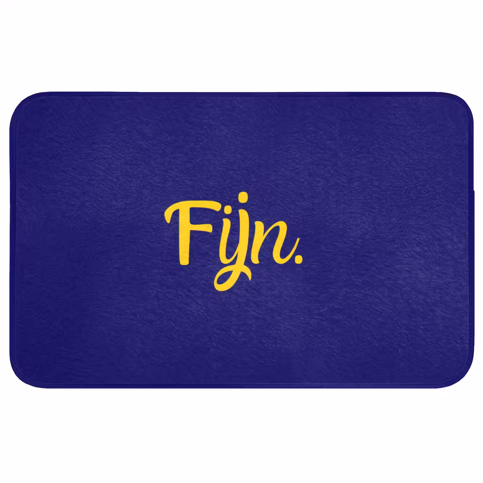 Badmat - Blauw - Geel - Fijn — 1