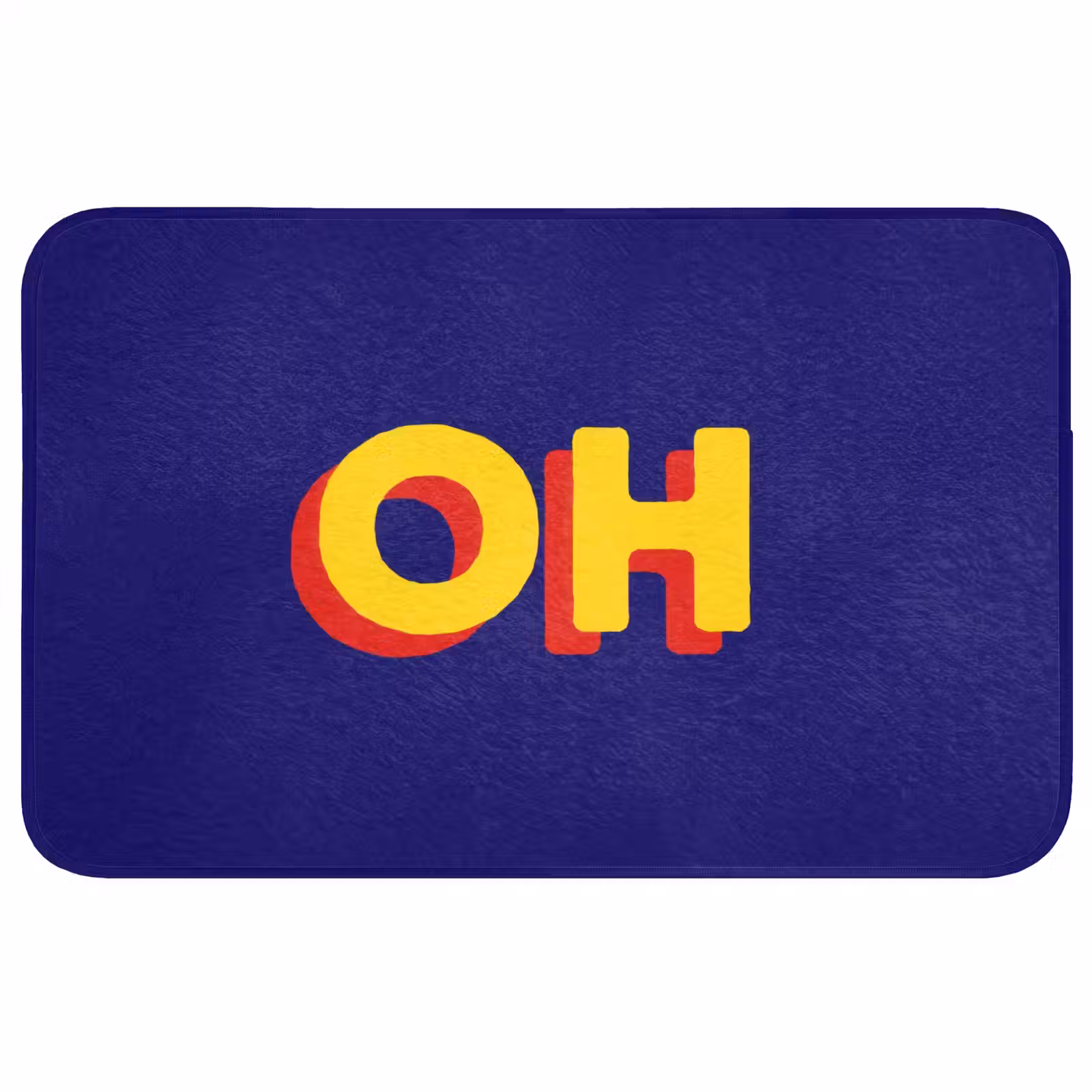 Badmat - Blauw - Geel - OH - Schaduw — 1