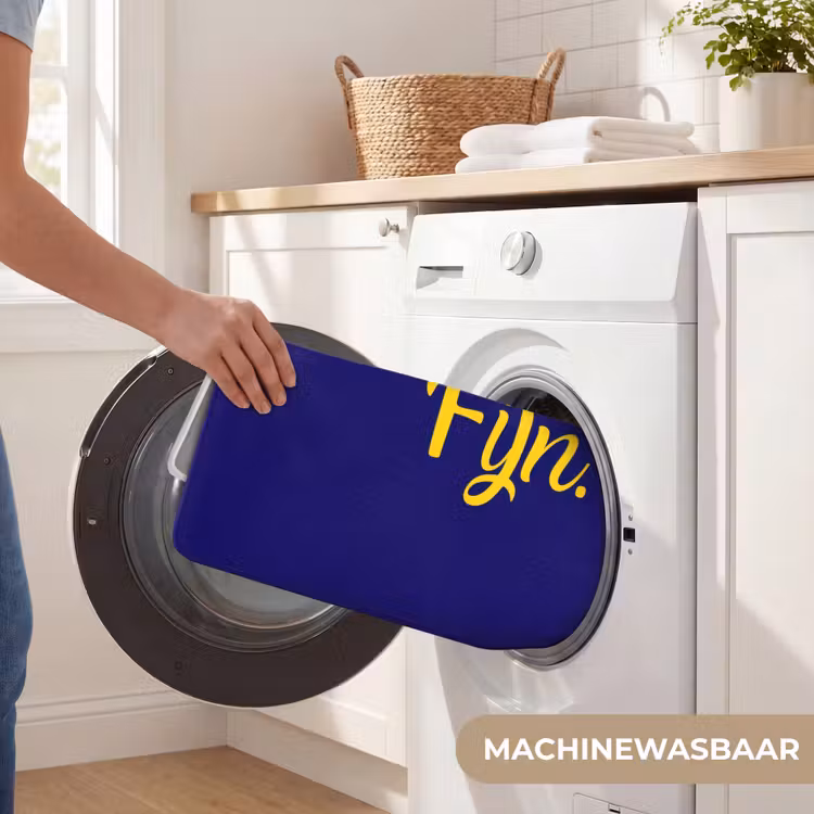 Badmat - Blauw - Geel - Fijn — 7