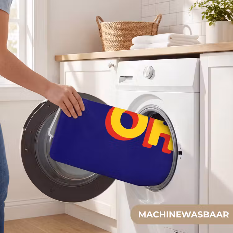 Badmat - Blauw - Geel - OH - Schaduw — 7