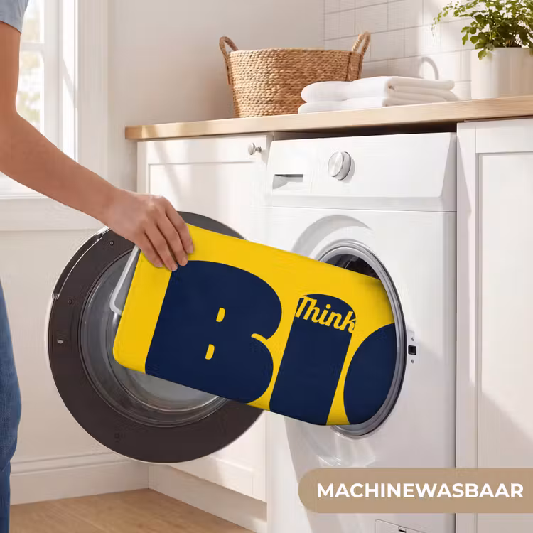 Badmat - Geel - Think big - Grafisch — 7