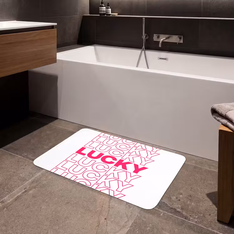 Badmat - Lucky - Roze - Patroon — 4