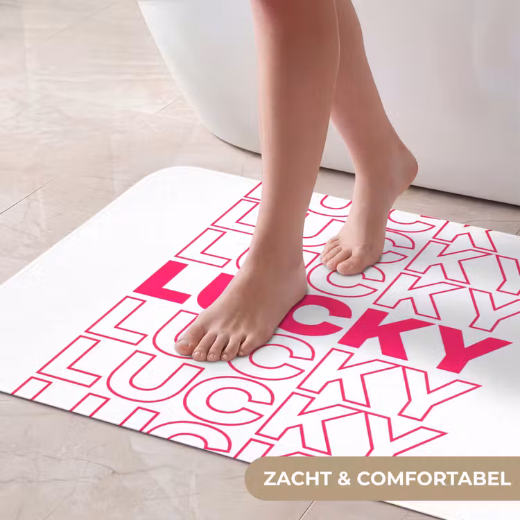 Badmat - Lucky - Roze - Patroon — 5