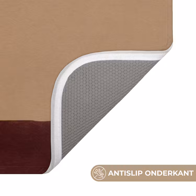 Badmat - Minimalistisch - Vaas - Bloemen - Bruin — 3