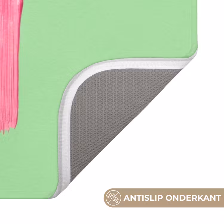 Badmat - Mon cheri - Groen - Roze — 3