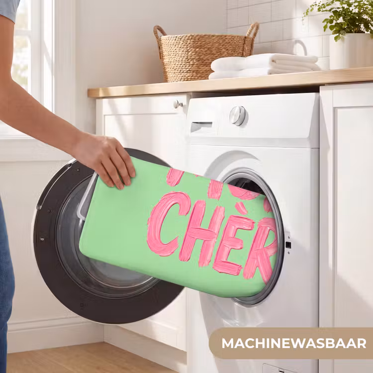 Badmat - Mon cheri - Groen - Roze — 7