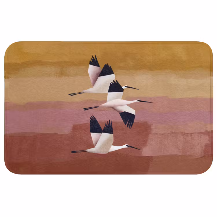 Badmat - Vogels - Snavel - Abstract — 1