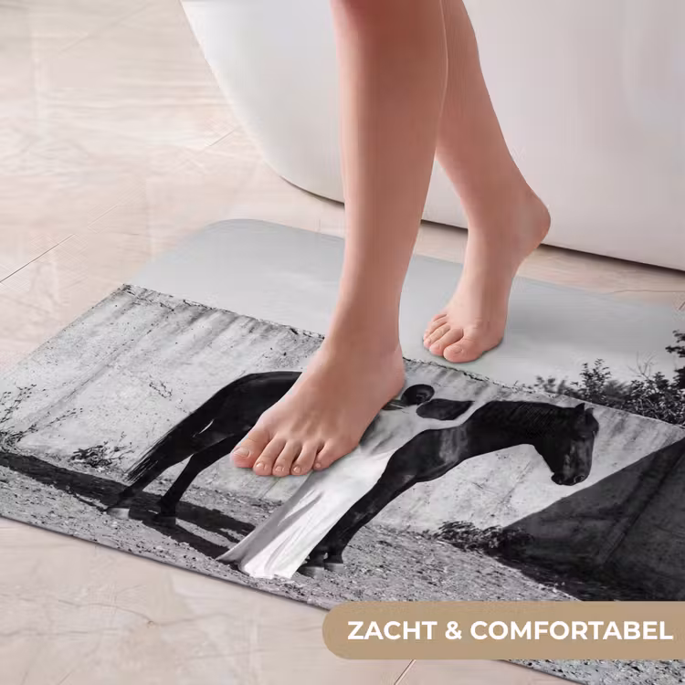 Badmat - Vrouw - Paard - Artistiek — 5