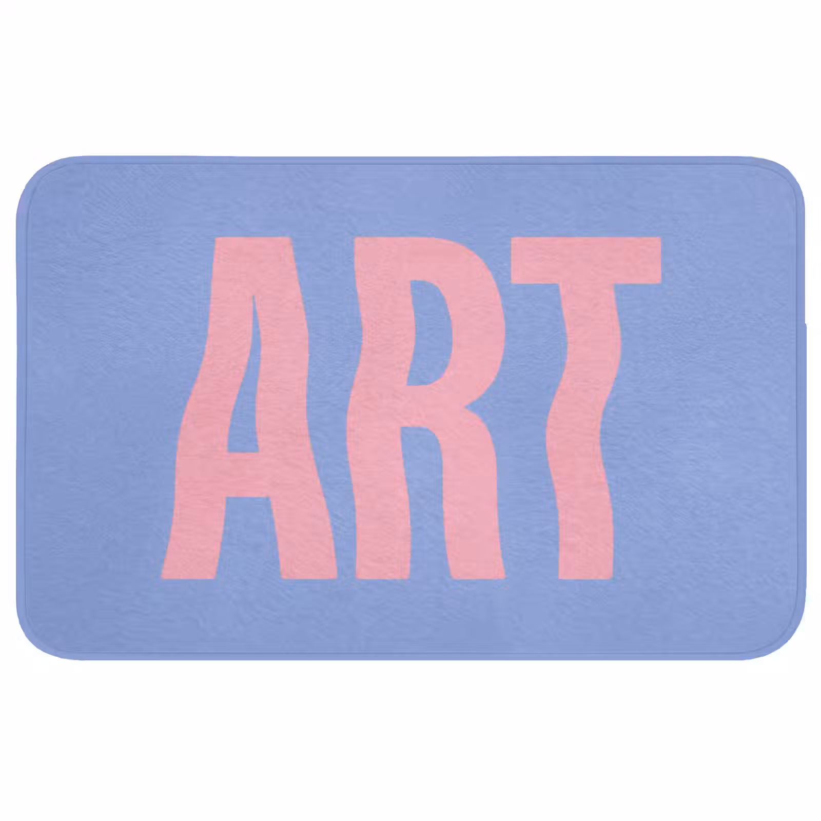 Badmat - Art - Roze - Blauw — 1
