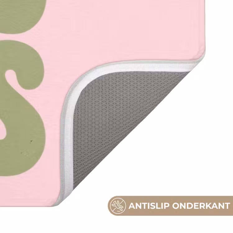 Badmat - Chase greatness - Groen - Roze - Retro — 3
