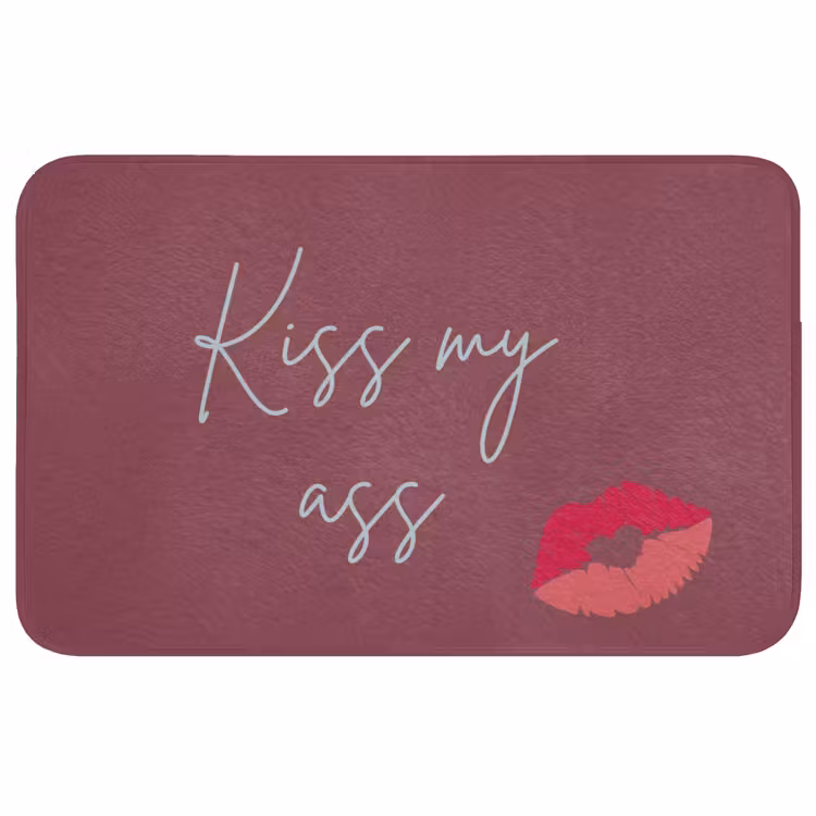 Badmat - Kiss my ass - Lip - Bordeaux — 1